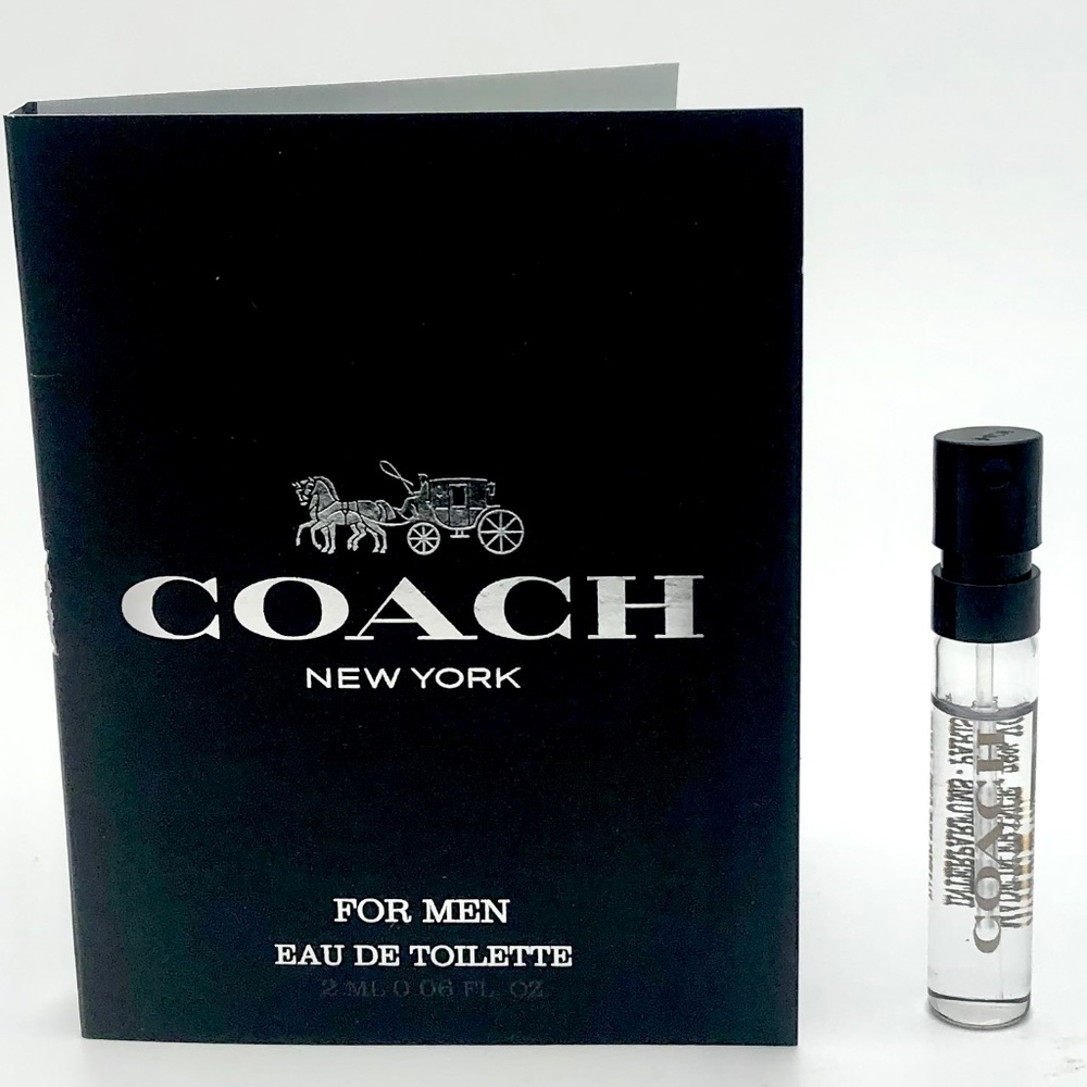 ❤️ 4 for $25 Coach For Men Mini Travel Vial NEW